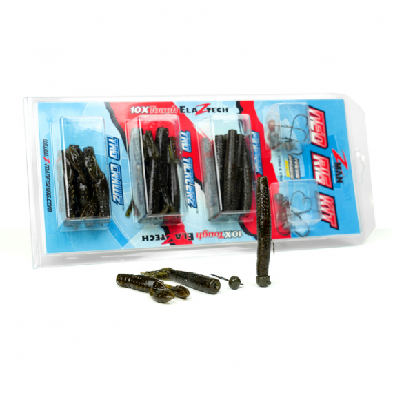 Z-man Ned Rig Kit - Green Pumpkin dans le groupe Leurre de la peche / Kits leurres l\'adresse Sportfiskeprylar.se (KIT-NED-GP)