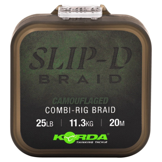 Korda Slip-D Braid 25lb 20m dans le groupe Techniques de pêche / Pêche des specimens / Hameçons et terminal tackle specimen / Bas de ligne specimen l\'adresse Sportfiskeprylar.se (KSD25)