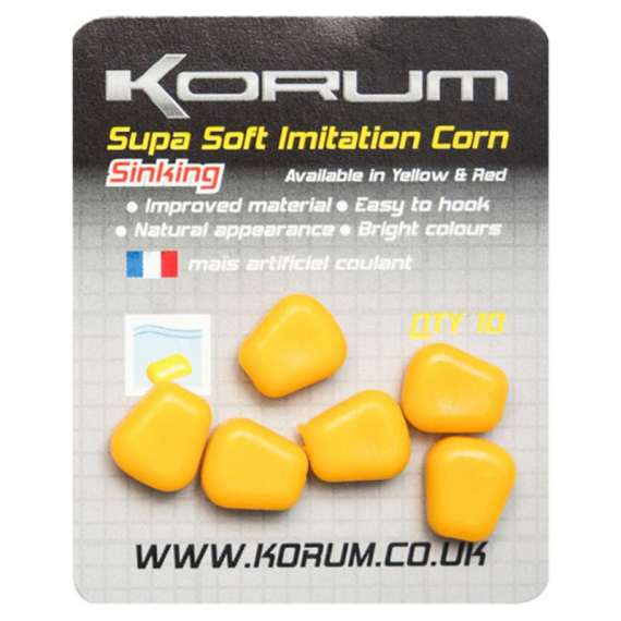 Korum Supa Soft Imitation Corn dans le groupe Leurres / Bouillettes, esches et amorce / Faux appâts l\'adresse Sportfiskeprylar.se (KSSICS-Yr)