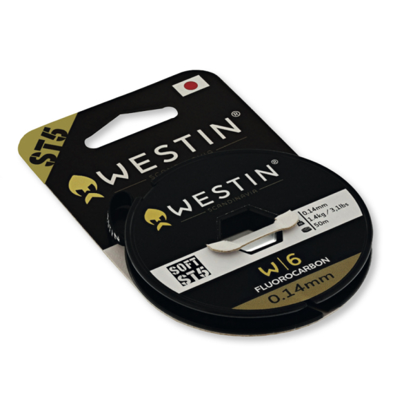 Westin W6 ST5 Fluorocarbon Clear dans le groupe Lignes de pêche / Fluorocarbone, fil fluorocarbone l\'adresse Sportfiskeprylar.se (L006-140-50r)