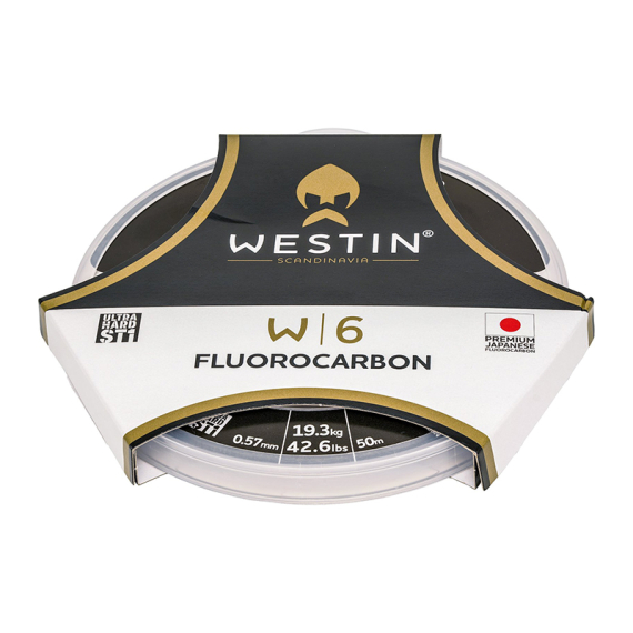 Westin W6 ST1 Fluorocarbon 50m dans le groupe Hameçons et terminal tackle / Leaders et Bas de ligne / Bas de ligne / Bas de ligne fluorocarbone l\'adresse Sportfiskeprylar.se (L018-430-50r)