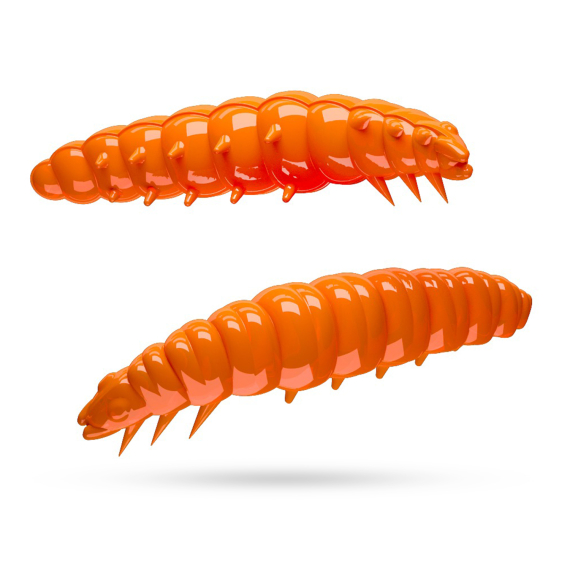 Libra Lures Larva 30 Krill (15-pack) - Hot Orange dans le groupe Techniques de pêche / Peche carnassier / Leurres l\'adresse Sportfiskeprylar.se (L30K15P-011)