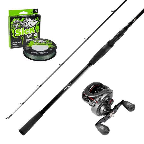Lake X Pike Casting & Abu Garcia Max 41 LH 8\'3\'\' 40-100g Combo dans le groupe Kit de pêche / Ensemble casting / Ensemble Baitcaster Brochet l\'adresse Sportfiskeprylar.se (LAKEXABUMAXSICKBRAIDCOMBO)