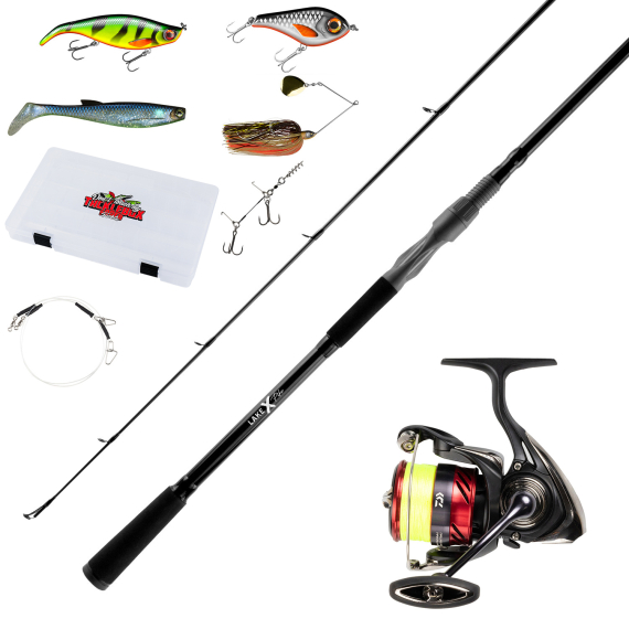 Söder Tackle Lake X Pike Downzise Spinning Combo dans le groupe Techniques de pêche / Peche carnassier / Combos / Combos spinning l\'adresse Sportfiskeprylar.se (LAKEXPIKESPINNINGDSIZESET)