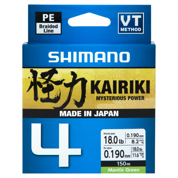 Shimano Kairiki 4, 150m dans le groupe Lignes / Tresses l\'adresse Sportfiskeprylar.se (LDM54TE0810015Gr)