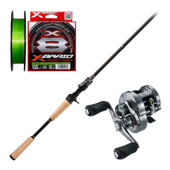 Megabass Levante Magdraft Special & Calcutta DC dans le groupe Ensembles de pêche / Ensemble casting / Ensemble Baitcaster Brochet l\'adresse Sportfiskeprylar.se (LEVANTECALCUTTADC26SET)