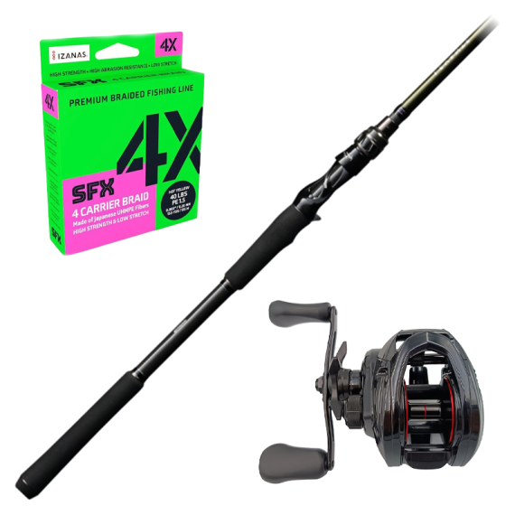 Megabass Levante F10-711LV Pike Combo dans le groupe Kit de pêche / Ensemble casting / Ensemble Baitcaster Brochet l\'adresse Sportfiskeprylar.se (LEVANTEPT300LCOMBO)