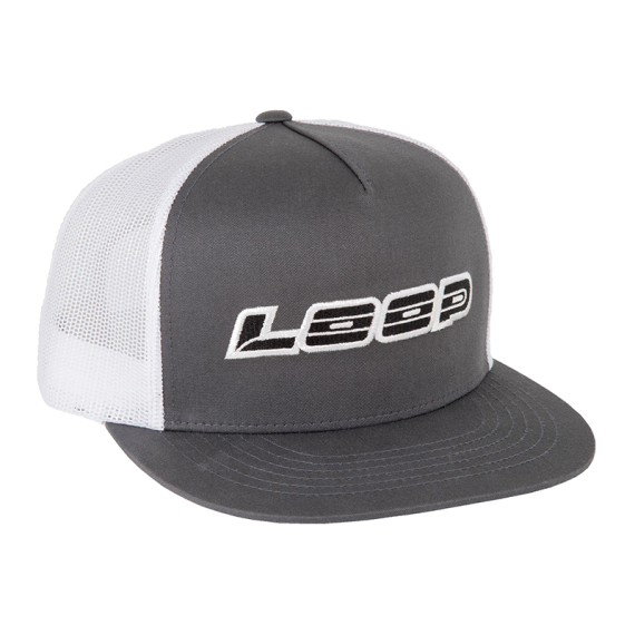Loop Logo Meshback Flat Cap - Grey/White dans le groupe Habits et chaussures / Chapeau de peche, casquette peche / Casquettes l\'adresse Sportfiskeprylar.se (LFC-48)