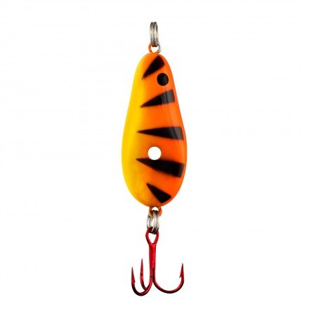 Lindy Glow Spoon 7g - Orange Tiger dans le groupe Leurre de la peche / Leurres jigging sous glace / Jigs verticale sous la glace l\'adresse Sportfiskeprylar.se (LGS4-12)