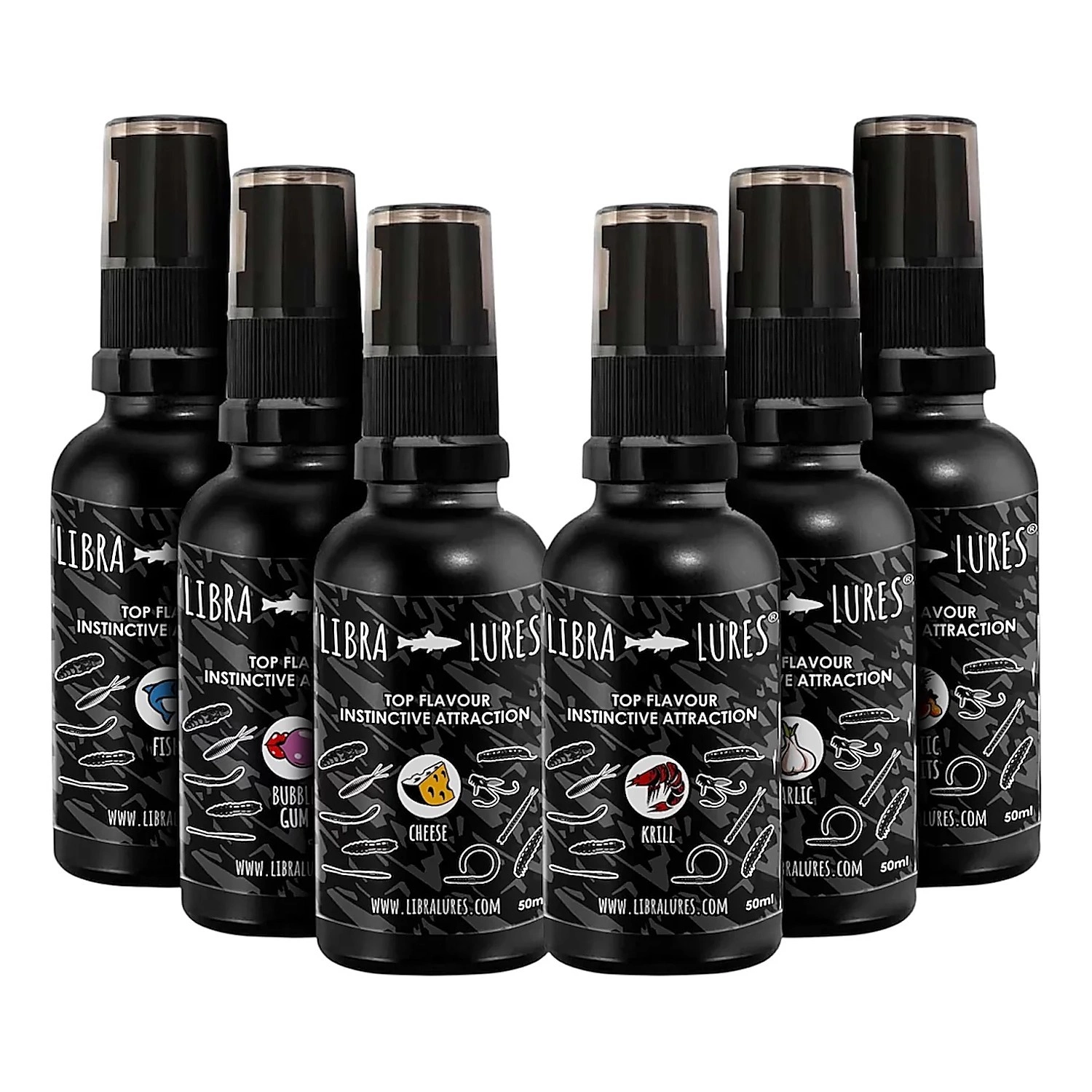 Libra Lures Aroma Spray 50ml dans le groupe Accessoires de pêche / Attractants l\'adresse Sportfiskeprylar.se (LL-AROMA50-CHr)