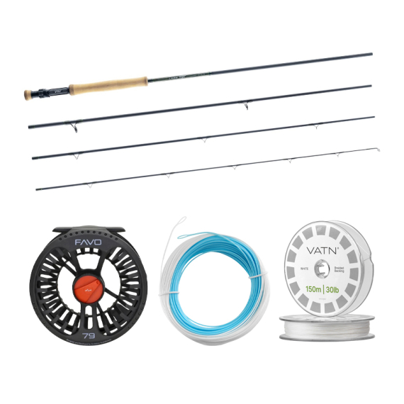 Loop Trak Coastal+ Flugset - 9\'0\'\' #5 dans le groupe Ensembles de pêche / Kit de pêche à la mouche / Jeux de pêche à la mouche à une main l\'adresse Sportfiskeprylar.se (LTR590-4MF2026COASTAL)