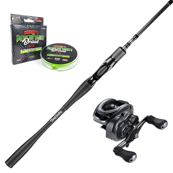 Scout Lunker 7\'6\'\' 5-28g SLX BFS Combo dans le groupe Kit de pêche / Ensemble casting / Ensemble Casting Perche l\'adresse Sportfiskeprylar.se (LUNKERSLXBFSCOMBO)