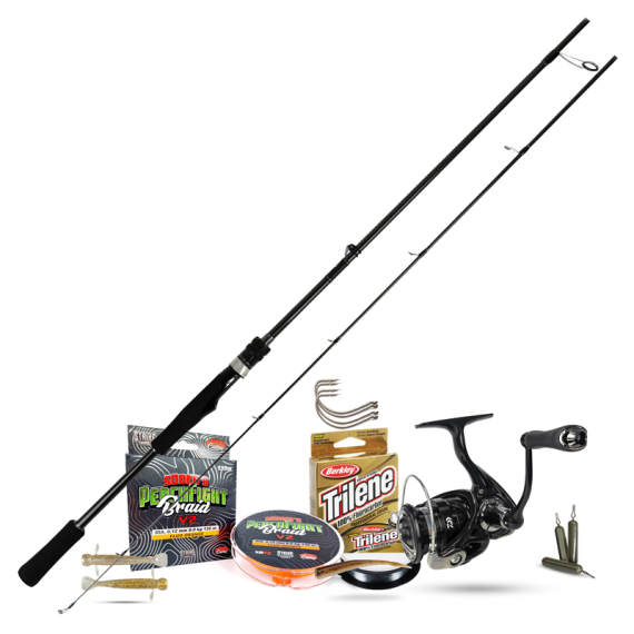 Lunker Stick Dropshot Set dans le groupe Techniques de pêche / Peche carnassier / Combos / Combos spinning l\'adresse Sportfiskeprylar.se (LUNKERSTICKNINJASET)