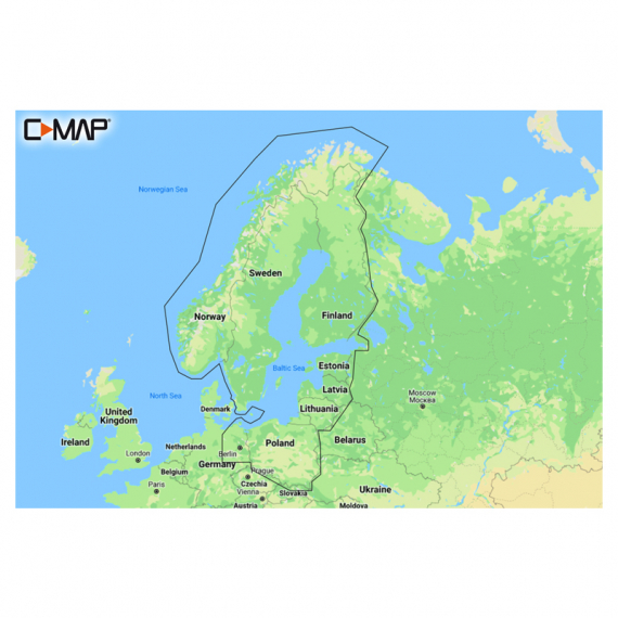 C-MAP Discover - Baltic dans le groupe Électronique marine et bateau / Cartes l\'adresse Sportfiskeprylar.se (M-EN-Y055-MS)