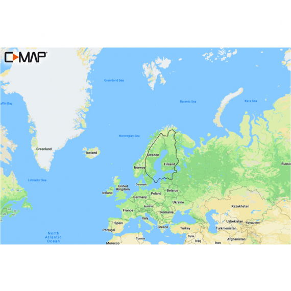 C-MAP Reveal - Finland Lakes dans le groupe Électronique marine et bateau / Cartes l\'adresse Sportfiskeprylar.se (M-EN-Y326-MS)