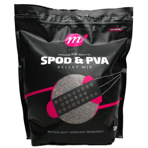 Mainline Spod & PVA Pellet Mix 2kg dans le groupe Leurre de la peche / Bouillettes, esches et amorce / Pellets l\'adresse Sportfiskeprylar.se (M06007)