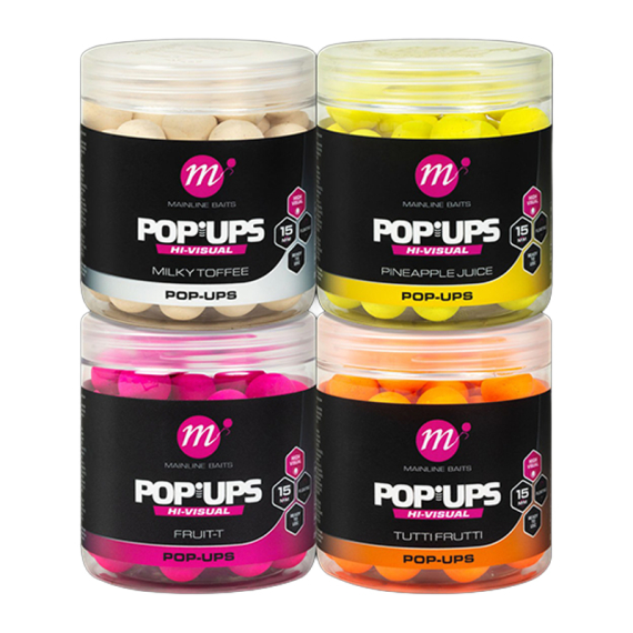 Mainline High Visual Popups dans le groupe Leurre de la peche / Bouillettes, esches et amorce / Popups & Wafters l\'adresse Sportfiskeprylar.se (M13001r)