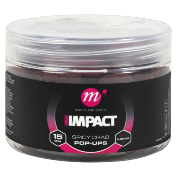 Mainline High Impact Pop-up Spicy Crab, 16mm dans le groupe Leurre de la peche / Bouillettes, esches et amorce / Popups & Wafters l\'adresse Sportfiskeprylar.se (M23021)