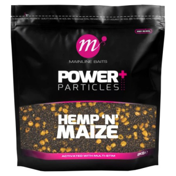 Mainline Power+ Hemp & Maize - 2kg dans le groupe Leurre de la peche / Bouillettes, esches et amorce / Particules l\'adresse Sportfiskeprylar.se (M37024)