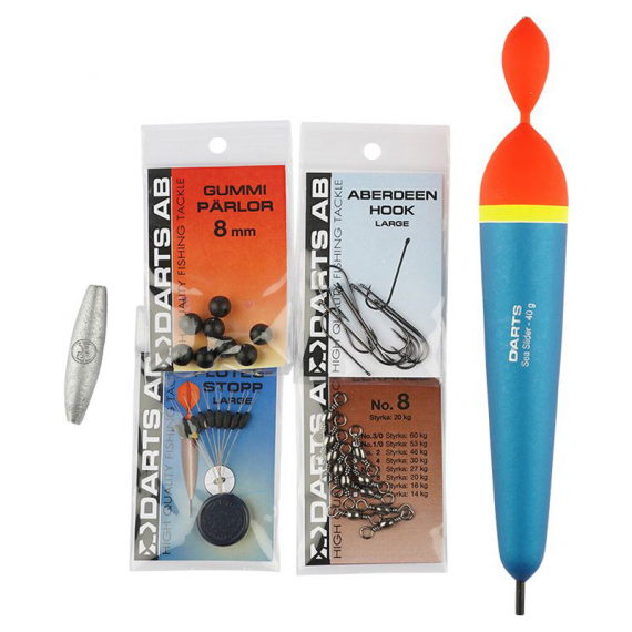 Metset - Makrill/Kustmete dans le groupe Hameçons et terminal tackle / Kits flotteur / Sets flotteurs et plombs l\'adresse Sportfiskeprylar.se (M894-01)