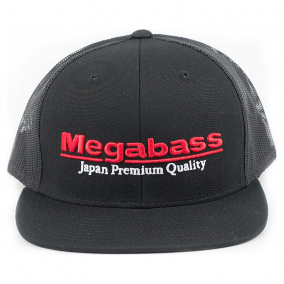 Megabass Trucker Hat Black/Red dans le groupe Habits et chaussures / Chapeau de peche, casquette peche / Casquettes / Casquettes trucker l\'adresse Sportfiskeprylar.se (MB-C-4513473395758)