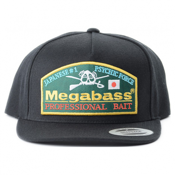 Megabass Trucker Hat Throwback Snapback Black dans le groupe Habits et chaussures / Chapeau de peche, casquette peche / Casquettes / Casquettes snapback l\'adresse Sportfiskeprylar.se (MB-C-4513473451126)