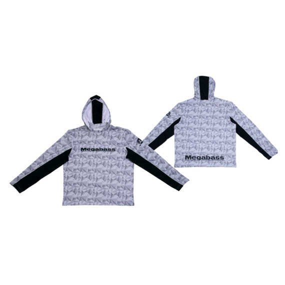 Megabass Game Hoodie White - XL dans le groupe Habits et chaussures / Habits / Sweats / T-shirts manches longues l\'adresse Sportfiskeprylar.se (MB497292)