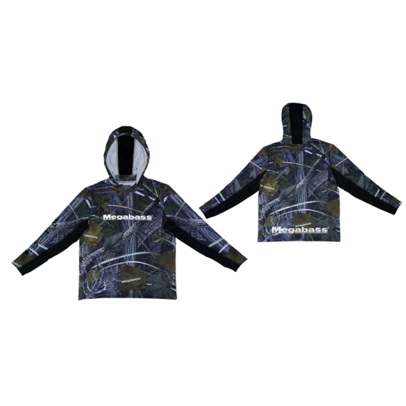 Megabass Game Hoodie Real Camo dans le groupe Habits et chaussures / Habits / Sweats / Hoodies l\'adresse Sportfiskeprylar.se (MB497353r)