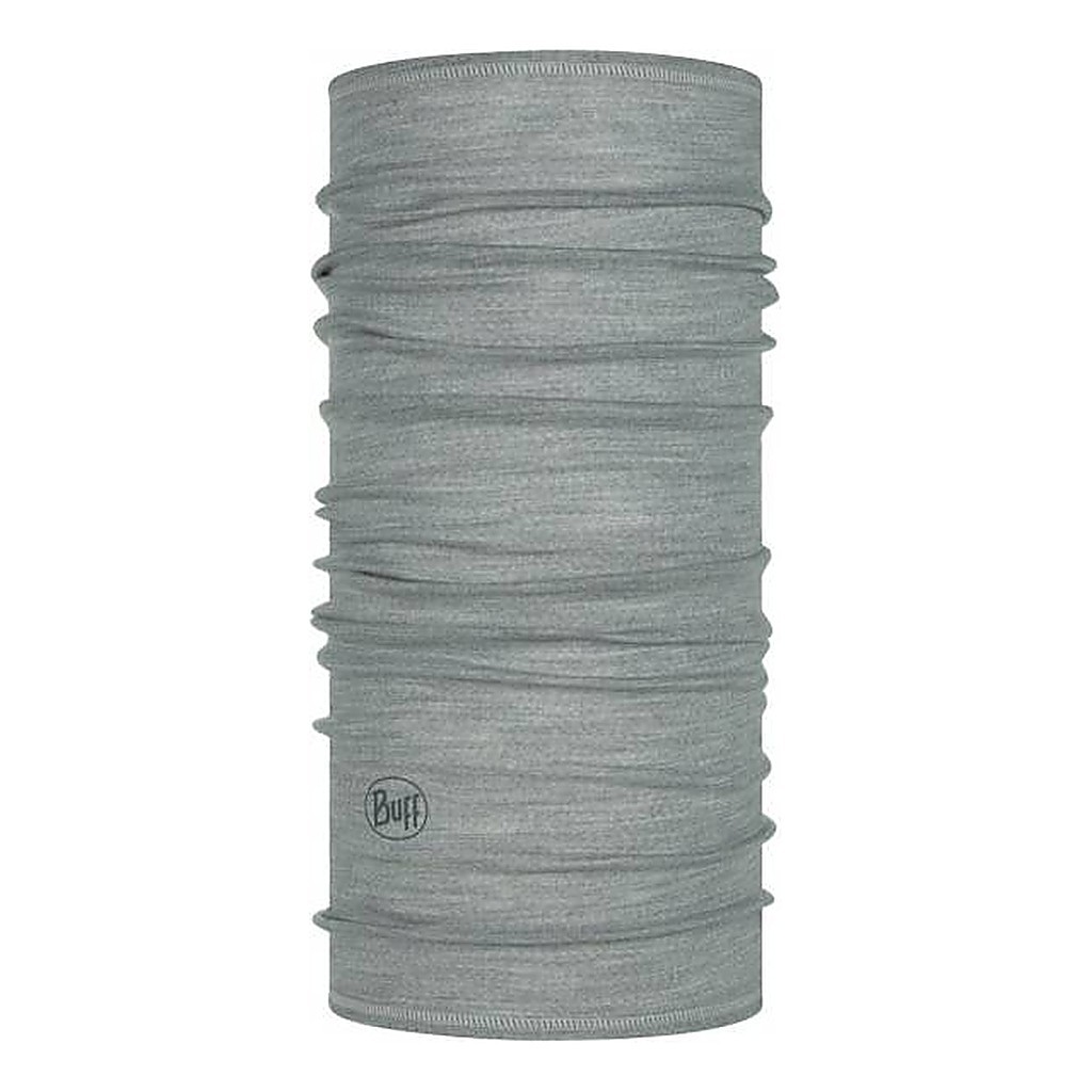 Buff Merino Lightweight - Solid Grey dans le groupe Vêtements & Chaussures / Vêtements / Foulards et masques l\'adresse Sportfiskeprylar.se (MERINO-SOLIDGREY)