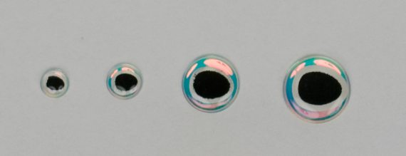 Epoxy Eyes 9,0 mm oval dubbel - svart/pearl dans le groupe Hameçons et terminal tackle / Fabrication mouche / Matériel fabrication mouche / Yeux l\'adresse Sportfiskeprylar.se (MEY6-PRL3C)