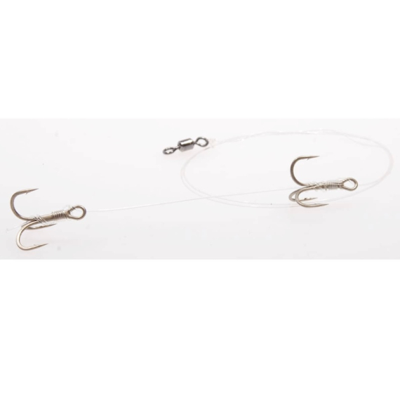 Wiggler Predator Leader Fluorcarbon w. gamakatsu Hook TR13 stl. 8 20lbs dans le groupe Hameçons et terminal tackle / Montages préfaits / Traces carnassiers l\'adresse Sportfiskeprylar.se (MH208)