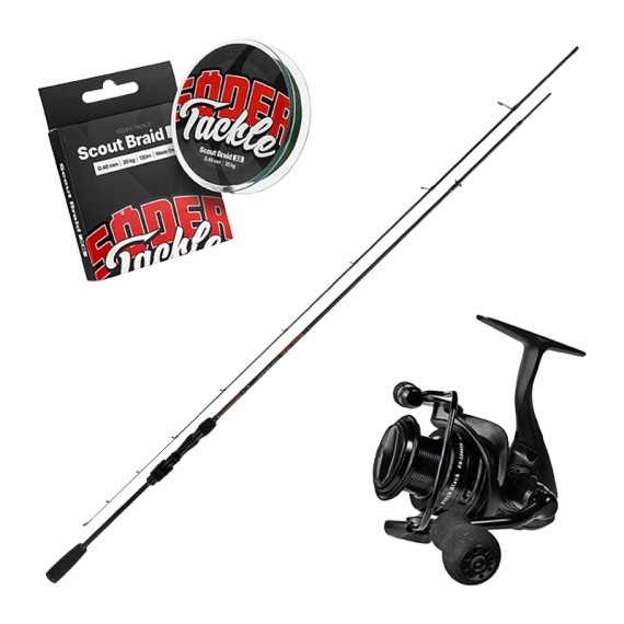 Mikado Bixlite Jigger Spin 213cm 7\' 5-20g Pitch Black Combo dans le groupe Kits de pêche / Combos spinning / Ensemble Spinning Perche l\'adresse Sportfiskeprylar.se (MIKADOJIGGERSPINCOMBO)
