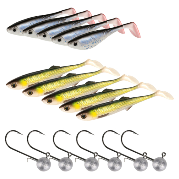 Mikado Jig Pack Perch dans le groupe Leurre de la peche / Kits leurres / Kits leurres perche l\'adresse Sportfiskeprylar.se (MIKADOJIGGPAKET)