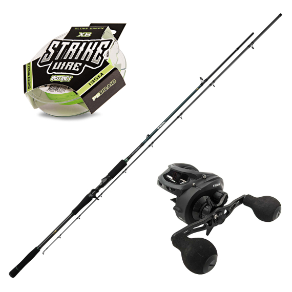 Mikado Jaws Big Bait Casting 8\'6\'\', 50-200g / Svivlo Combo dans le groupe Kit de pêche / Ensemble casting / Ensemble Baitcaster Brochet l\'adresse Sportfiskeprylar.se (MIKADOSVIVLOJAWSBIGSET)