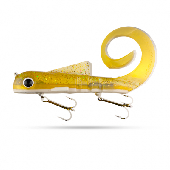 Musky Innovations Bull Dawg Magnum 12\'\'/30,5cm, 226g - Goldie dans le groupe Leurre de la peche / Swimbaits / Swimbaits souples l\'adresse Sportfiskeprylar.se (MIMBD-11)