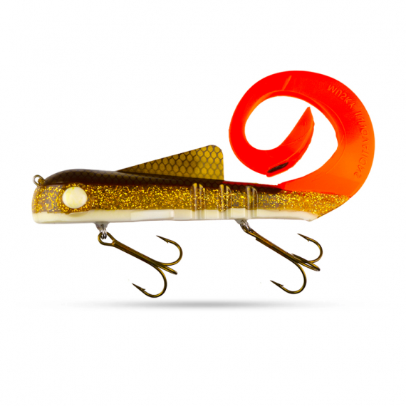 Musky Innovations Bull Dawg Magnum 12\'\'/30,5cm, 226g - Holo Walleye dans le groupe Leurre de la peche / Swimbaits / Swimbaits souples l\'adresse Sportfiskeprylar.se (MIMBD-9)