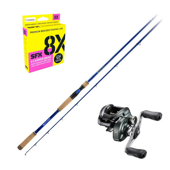 Gator Mirage 8\' Versatile Casting 40-130g Curado Combo dans le groupe Kit de pêche / Ensemble casting / Ensemble Baitcaster Brochet l\'adresse Sportfiskeprylar.se (MIRAGECURADOSUFIX)