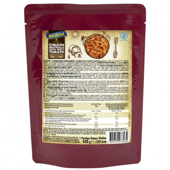 Blue Band - Chicken Meatballs With Spicy Tomato Sauce dans le groupe Loisirs en plein air / Nourriture camping / Conserves l\'adresse Sportfiskeprylar.se (MKB105)
