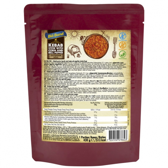 Blue Band - Kebab Stew With Corn dans le groupe Loisirs en plein air / Nourriture camping / Conserves l\'adresse Sportfiskeprylar.se (MKB109)