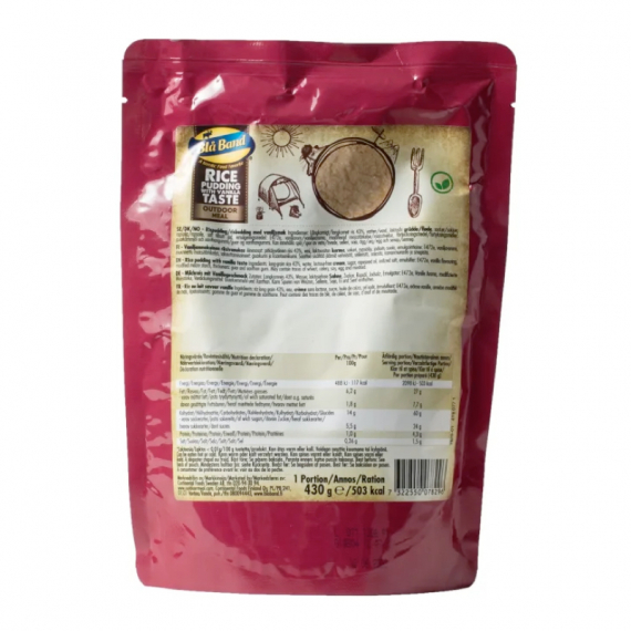 Blue Band Rice Pudding with Vanilla Taste dans le groupe Loisirs en plein air / Nourriture camping / Conserves l\'adresse Sportfiskeprylar.se (MKC102)
