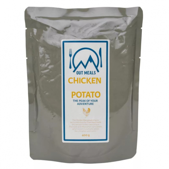 Outmeals - Chicken Panang With Potatoes 400g dans le groupe Loisirs en plein air / Nourriture camping / Conserves l\'adresse Sportfiskeprylar.se (MKO106)