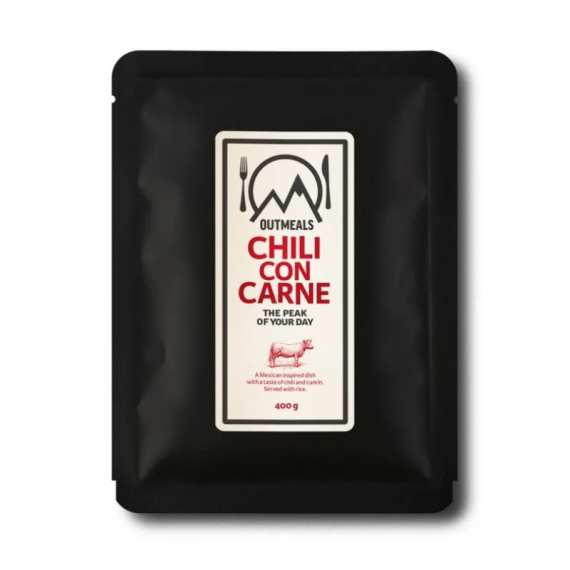 Outmeals - Chili Con Carne With Rice 400g dans le groupe Loisirs en plein air / Nourriture camping / Conserves l\'adresse Sportfiskeprylar.se (MKO114)