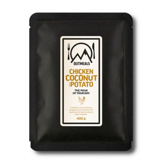 Outmeals Chicken Coconut with Potato dans le groupe Loisirs en plein air / Nourriture camping / Conserves l\'adresse Sportfiskeprylar.se (MKO117)