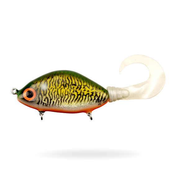 Mälaren Lures Humpback 13cm, 120g - Fire Tiger dans le groupe Leurre de la peche / Leures fait main / Tailbaits fait main l\'adresse Sportfiskeprylar.se (MLHB213-4)