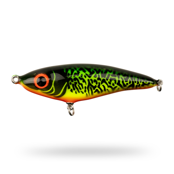 Mälaren Lures Loner Mini 13cm, 60g - Fire Tiger dans le groupe Leurre de la peche / Leures fait main / Jerkbaits fait main l\'adresse Sportfiskeprylar.se (MLLM13-5)