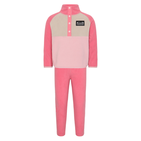 Monte Kids Half Button & Pants Combo Dusty Azalea dans le groupe Habits et chaussures / Habits l\'adresse Sportfiskeprylar.se (MONTEKIDSDUSTAZELEACOMBO)