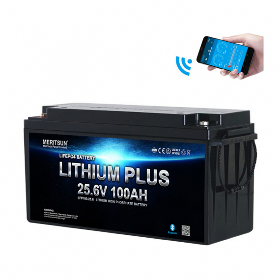 Meritsun Litiumbatteri 24V 100Ah BT dans le groupe Électronique marine et bateau / Batteries et chargeurs / Batteries / Batteries lithium l\'adresse Sportfiskeprylar.se (MS256V100BT)