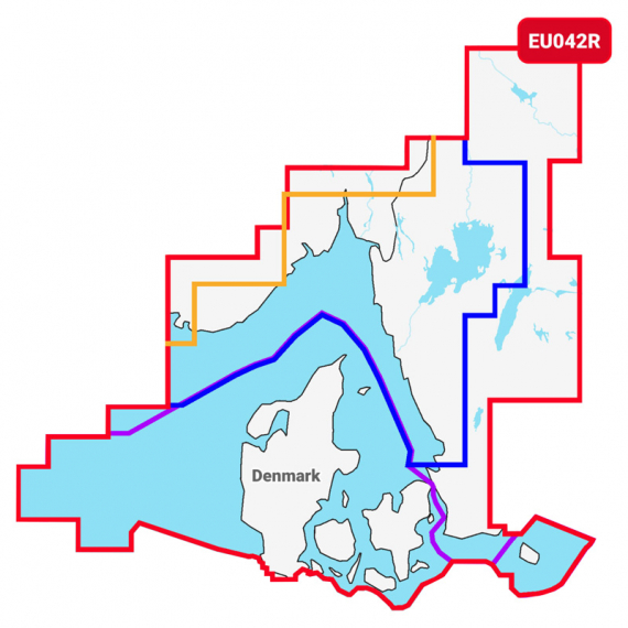 Navionics Nav+ 042R Västkust dans le groupe Électronique marine et bateau / Cartes l\'adresse Sportfiskeprylar.se (MSD-EU042R)