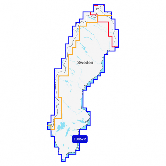 Navionics Nav+ 067R Svenska Sjöar dans le groupe Électronique marine et bateau / Cartes l\'adresse Sportfiskeprylar.se (MSD-EU067R)