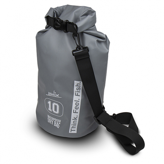 Molix Waterproof Dry Bag 10 LT Grey dans le groupe Stockage / Sacs étanches l\'adresse Sportfiskeprylar.se (MWDB-10L)